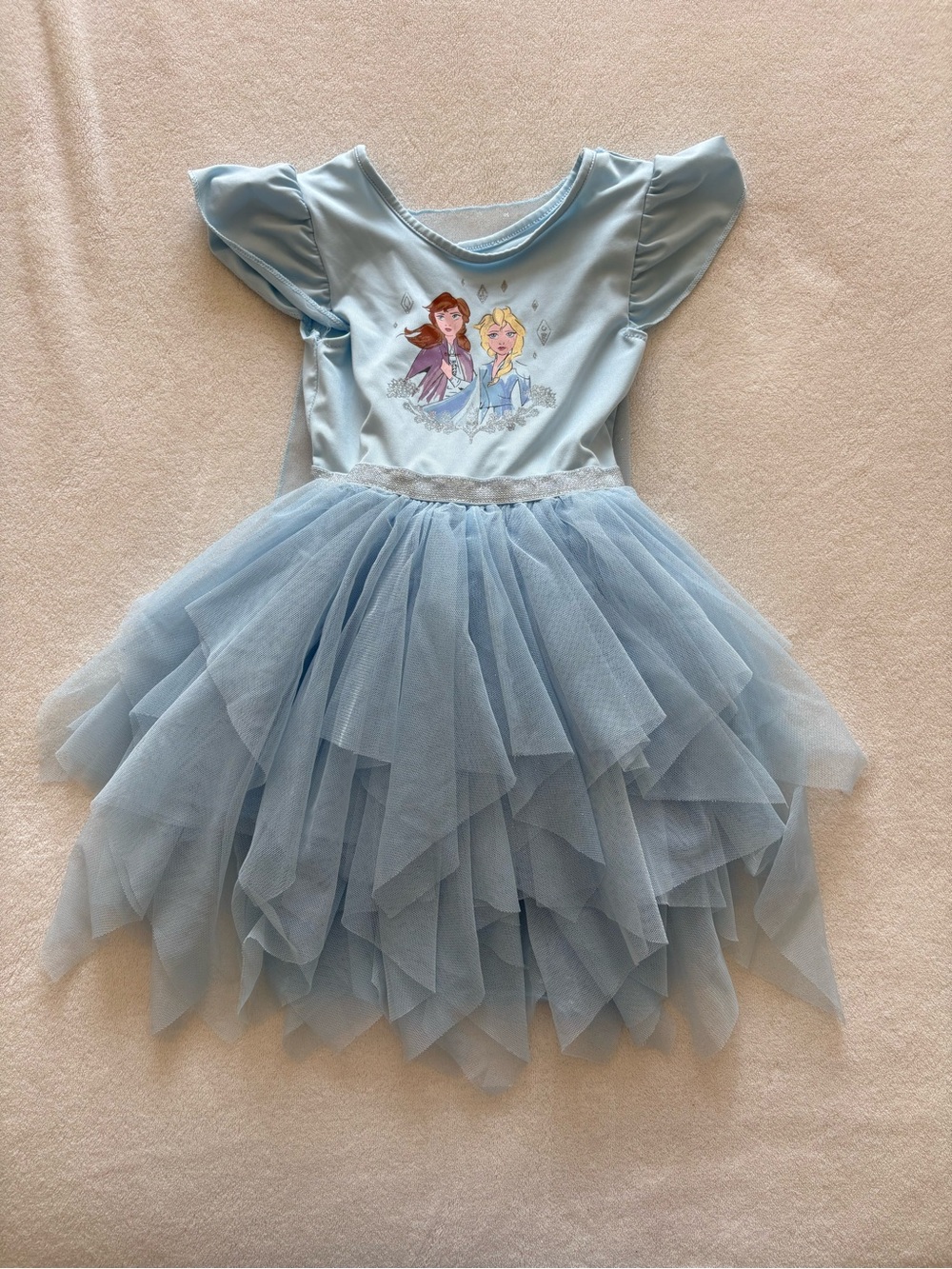 Girls Frozen Elsa Anna Dress Tutu Costume 3T